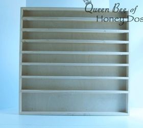 thread or craft glue organizer, craft rooms, organizing, shelving ideas, woodworking projects