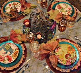 a bollywood inspired tablescape, home decor