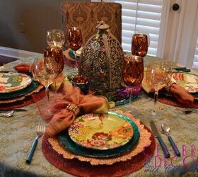 a bollywood inspired tablescape, home decor