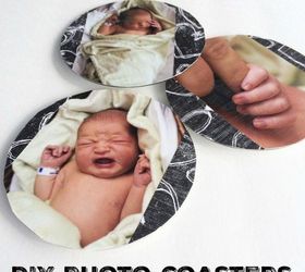 easy cd upcycle photo coasters, crafts, decoupage, repurposing upcycling