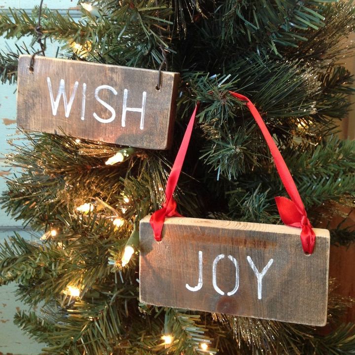 Rustic Wood Scrap Ornaments  Hometalk
