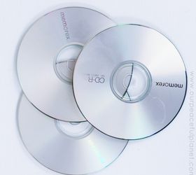 beautiful diy candle holders from cds dvds, crafts, how to
