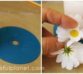 beautiful diy candle holders from cds dvds, crafts, how to