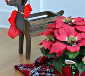 thrift store rudolph makeover, chalk paint, christmas decorations, crafts, seasonal holiday decor