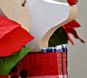 thrift store rudolph makeover, chalk paint, christmas decorations, crafts, seasonal holiday decor