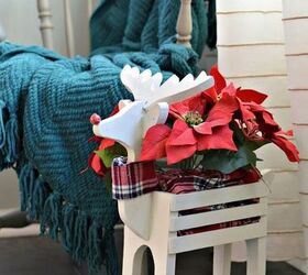 thrift store rudolph makeover, chalk paint, christmas decorations, crafts, seasonal holiday decor