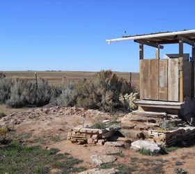 the throne a hill billies diy outhouse with a little sparkle, concrete masonry, diy, home improvement, outdoor living