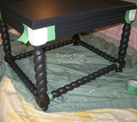 thrifty coffee table makeover, painted furniture