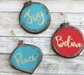 rustic glam christmas ornaments, christmas decorations, seasonal holiday decor