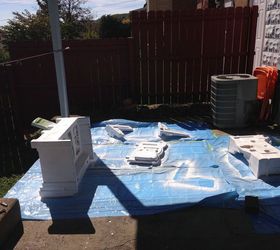 upcycled play kitchen, painted furniture, repurposing upcycling