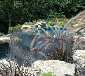 infinity pool project in cove neck long island ny, landscape, outdoor living, pool designs