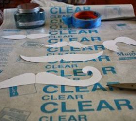 diy painted shower curtain, bathroom ideas, home decor, painting, repurposing upcycling