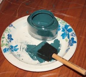 diy painted shower curtain, bathroom ideas, home decor, painting, repurposing upcycling