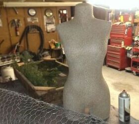 mannequin make over, crafts, The transformation begins