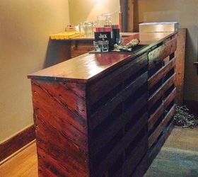 pallet paradise bar, diy, pallet, woodworking projects