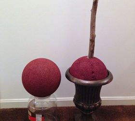 reindeer moss topiary diy, christmas decorations, crafts, seasonal holiday decor