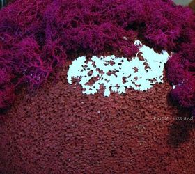 reindeer moss topiary diy, christmas decorations, crafts, seasonal holiday decor