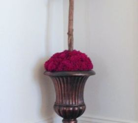 reindeer moss topiary diy, christmas decorations, crafts, seasonal holiday decor