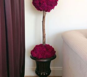 reindeer moss topiary diy, christmas decorations, crafts, seasonal holiday decor