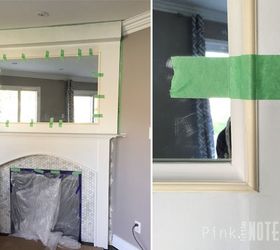 fireplace makeover before after, diy, fireplaces mantels, living room ideas, wall decor
