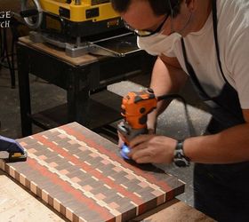the story of a board an end grain cutting board tutorial, crafts, how to, woodworking projects