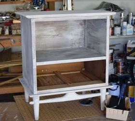 roadside rescued and up cycled office storage, how to, organizing, painted furniture, storage ideas