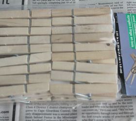 super easy clothespin stars, christmas decorations, crafts