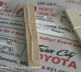 super easy clothespin stars, christmas decorations, crafts