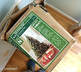 trick for making a fake christmas tree look fabulous, christmas decorations, crafts, wreaths