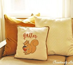 make a pillow out of a dishtowel, crafts, how to, repurposing upcycling, reupholster