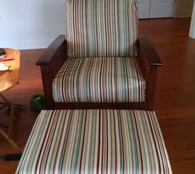 covering an old comfy chair, bedroom ideas, painted furniture