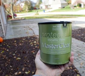 easy mailbox and outdoor lights update, curb appeal, home improvement, landscape, painted furniture