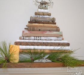 tired ornament tree gets updated junk style, christmas decorations, seasonal holiday decor