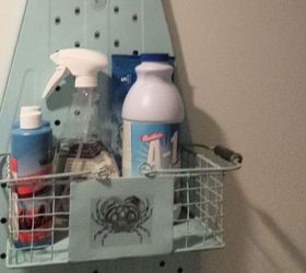 upcycled laundry center, laundry rooms, organizing, repurposing upcycling