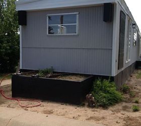 renovated mobile home landfill save mh4, curb appeal, diy, home improvement