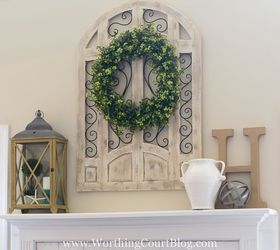 dated fireplace makeover amazing transformation on a small budget, fireplaces mantels, home decor, painting