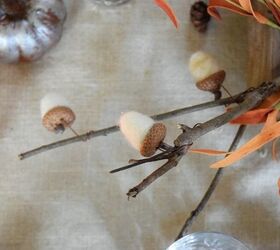 needle felted acorn napkin rings, christmas decorations, crafts, seasonal holiday decor, thanksgiving decorations