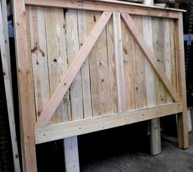 pallet wood up cycled into one heavy duty barn door bed, bedroom ideas, diy, pallet, rustic furniture, woodworking projects