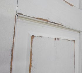 master bedroom up cycled bi fold doors turned reading light w shelf, bedroom ideas, diy, doors, painted furniture, repurposing upcycling, woodworking projects