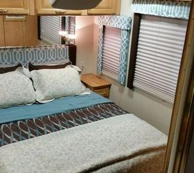 diy my 22 rv makeover, diy, home improvement, New headboard