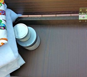 piano bench makeover, painted furniture, reupholster