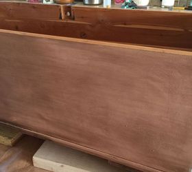 1940 s cedar chest makeover adventure with colors spitchallenge, painted furniture, woodworking projects