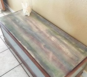 1940 s cedar chest makeover adventure with colors spitchallenge, painted furniture, woodworking projects