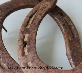 my fall horse shoe pumpkin, crafts, halloween decorations, repurposing upcycling, seasonal holiday decor
