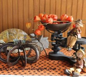 my fall horse shoe pumpkin, crafts, halloween decorations, repurposing upcycling, seasonal holiday decor
