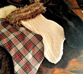knock off holiday stockings, christmas decorations, crafts, seasonal holiday decor
