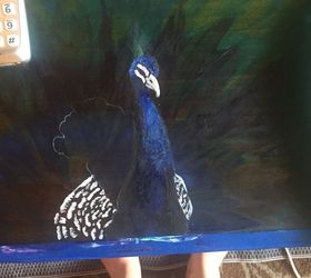the peacock project spitchallenge, painted furniture