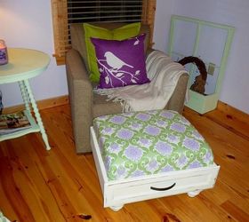 ever wanted to make one of those dresser drawer ottomans, bedroom ideas, diy, painted furniture, repurposing upcycling