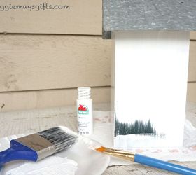 transform spring or fall decor into winter with just a little paint, crafts