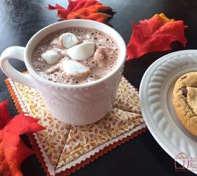 easy fabric coasters, crafts, reupholster